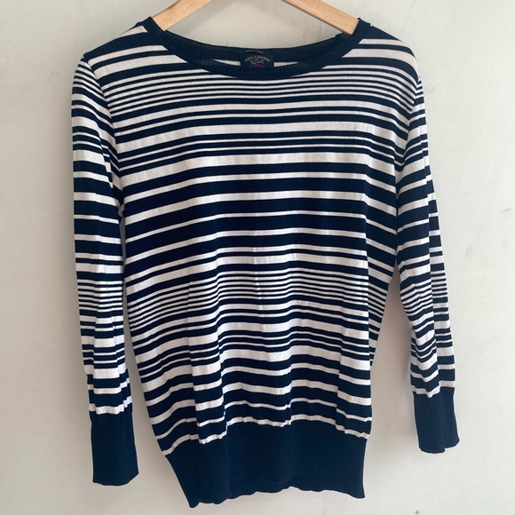 PAUL & SHARK nautical striped cotton shirt, size medium - Picture 1 of 7